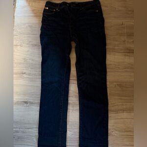 Women's Classic Dark Blue Skinny Jeans AE77
